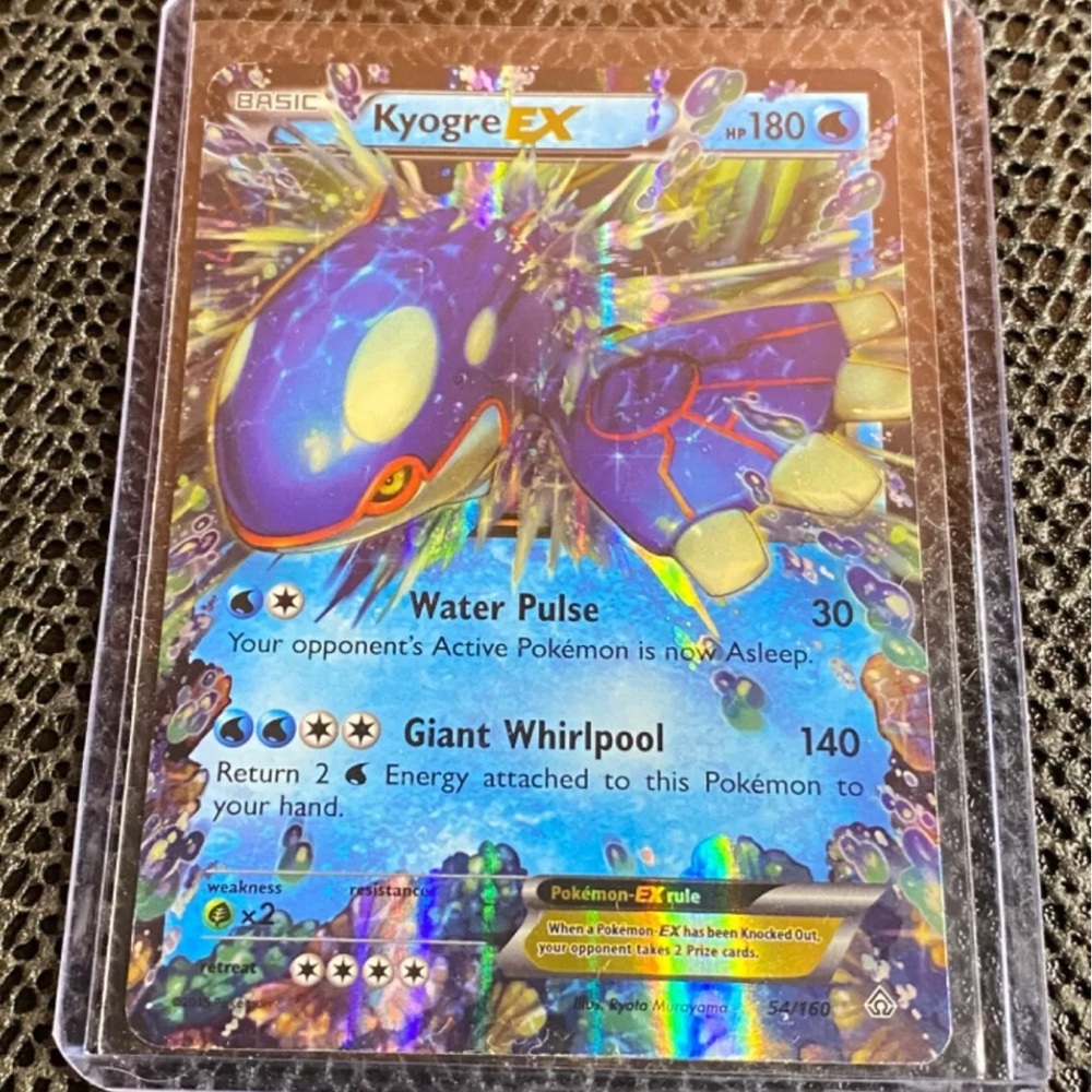 Pokemon Kyogre EX Holo ULTRA RARE 54/160 Xy Primal Clash